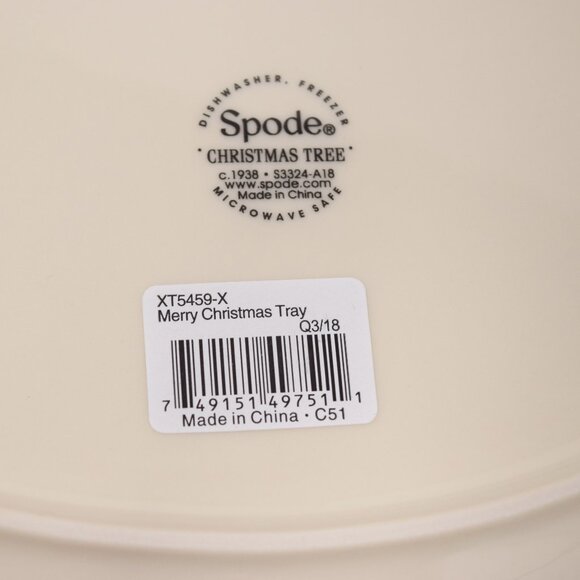 Spode Christmas Tree Merry Christmas Serving Tray Plate Dish Bowl New Holiday - Picture 10 of 13